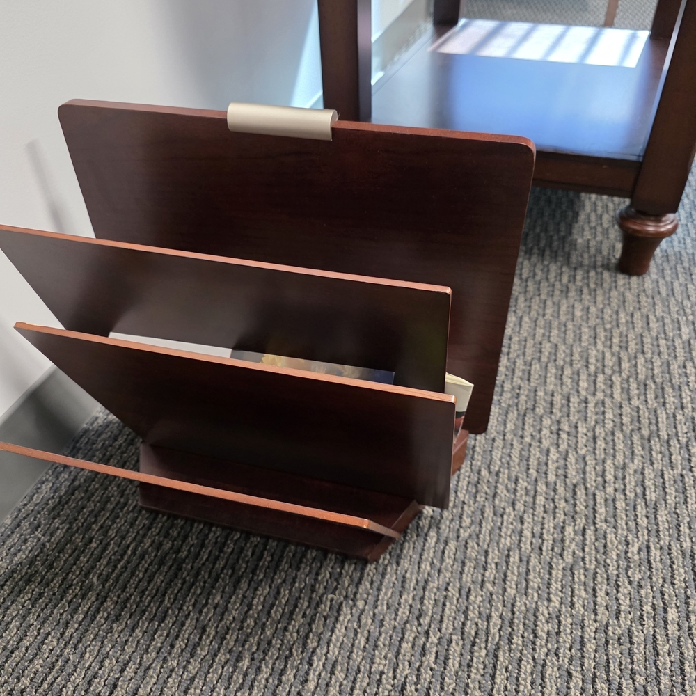 Wooden Magazine Rack - Picture 2 of 5
